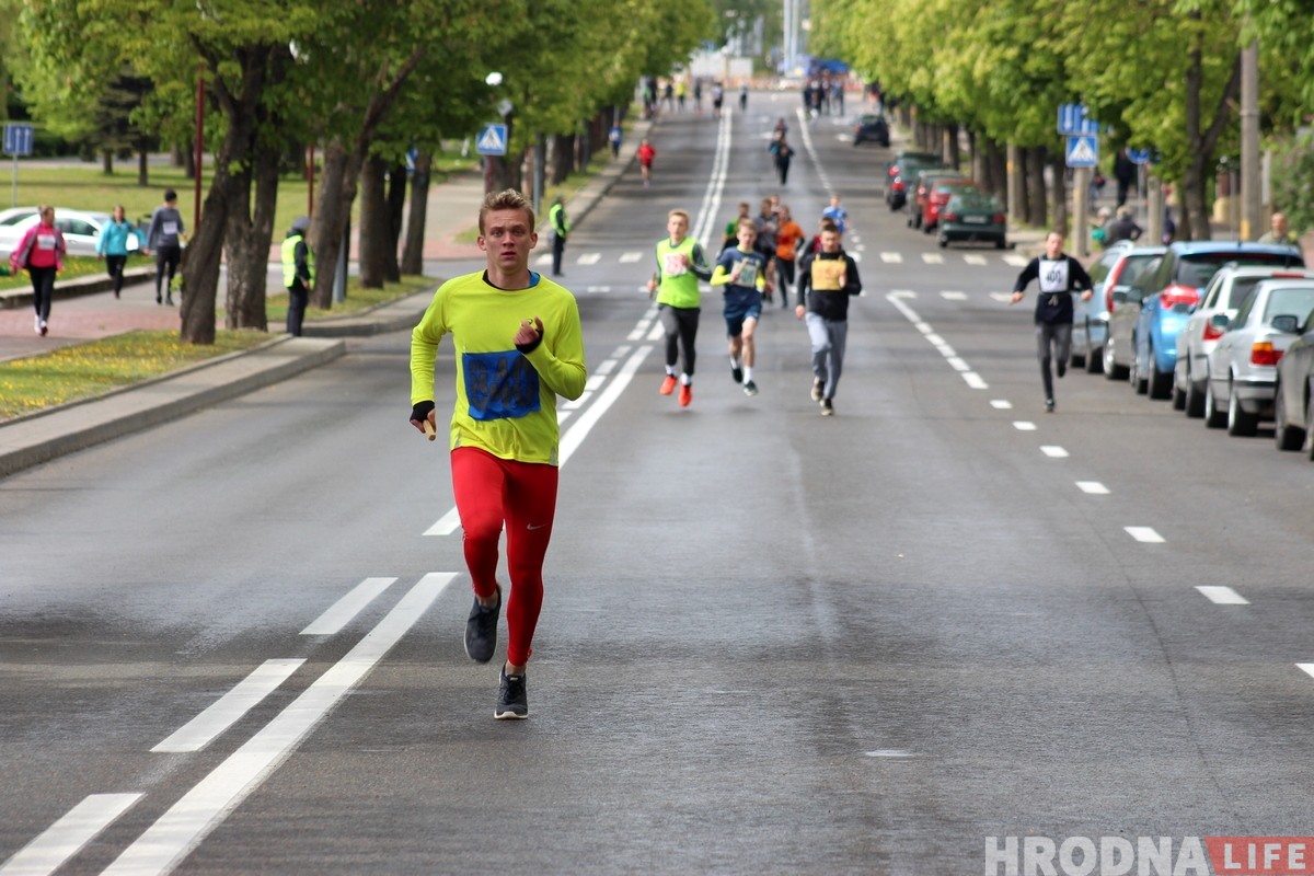 У 74-ы раз па цэнтры Гродна прайшла гарадская эстафета