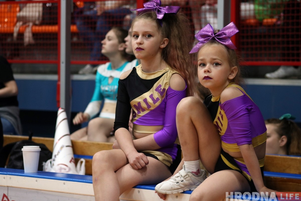 Смотрите как в Гродно проходили областные соревнования по чирлидингу 