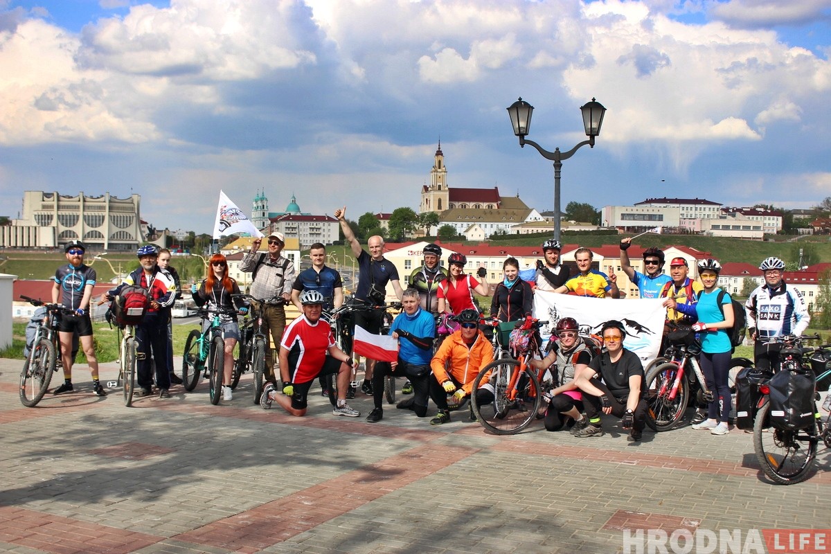 Велолюбители из Калининграда и Ольштына приехали познакомиться с Гродно и Августовским каналом