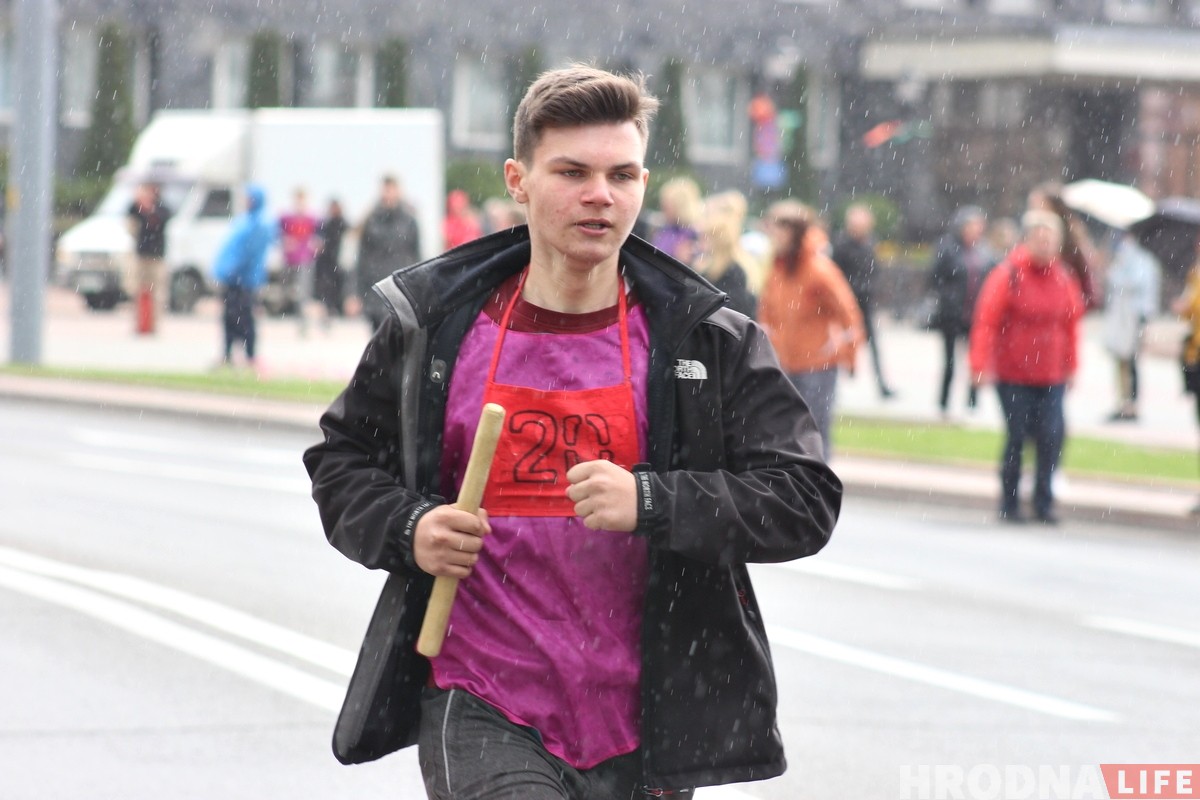 У 74-ы раз па цэнтры Гродна прайшла гарадская эстафета