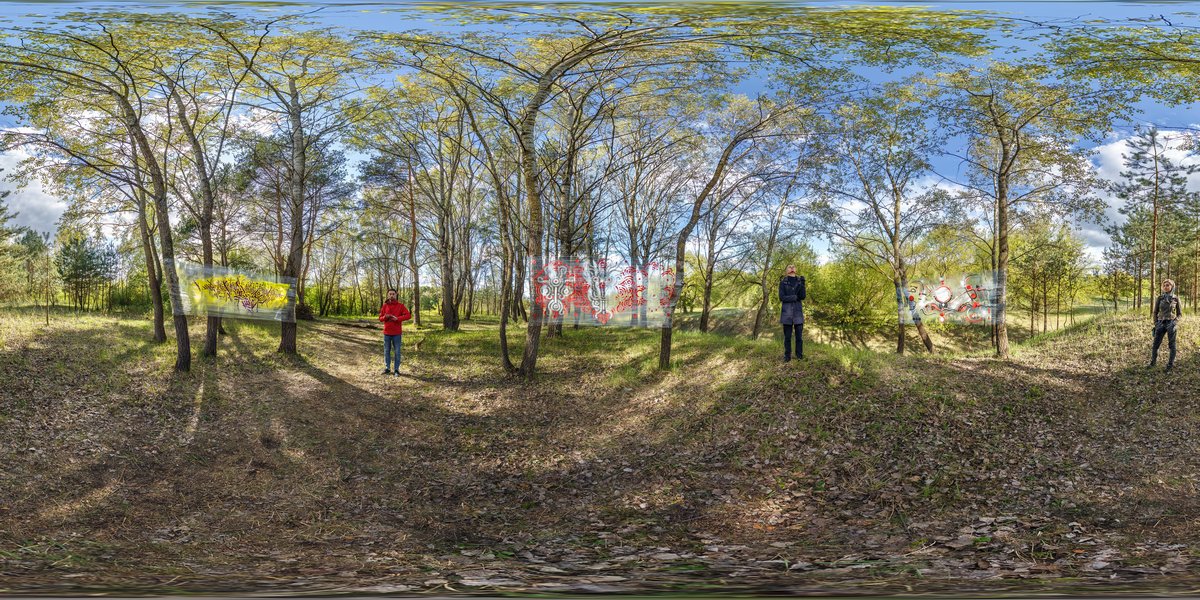 Галерэі, якіх не існуе: глядзіце, якую інсталяцыю стварылі пад Гродна