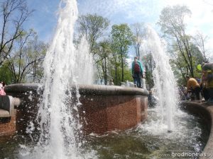 Новая амбулаторыя, фантаны і гарадскі забег. Што будзе на 1 траўня ў Гродне (праграма) Фантан у Гродне
