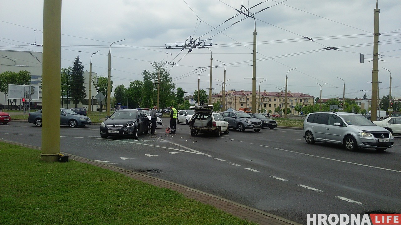 Глядзіце, які затор быў у Гродне 15 мая