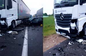 У Кузніцы - НЗ з удзелам беларускага перавозчыка. Адбылася ўцечка хімічнага рэчыва