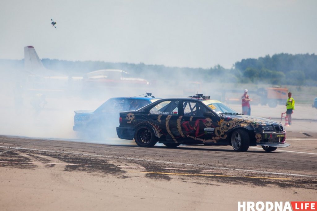 Найлепшыя ў заносах. Пад Гродна прайшоў Чэмпіянат Беларусі па дрыфтынгу