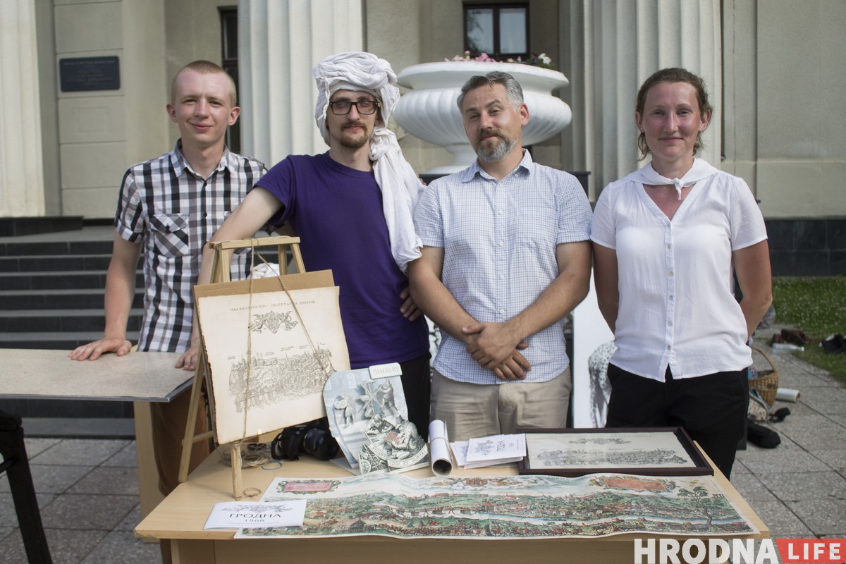 Адзін дзень з гісторыі Гродна: адноўленую гравюру XVI стагоддзя паказалі ў Новым замку