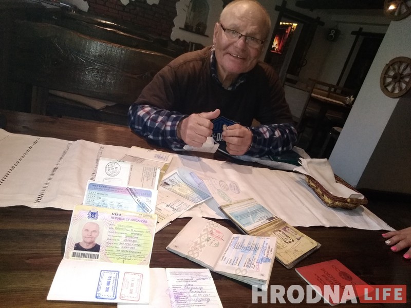 Не чуе, але кіруе байкам. 78-гадовы мотападарожнік ездзіць па свеце, каб патрапіць у Кнігу рэкордаў Гінеса