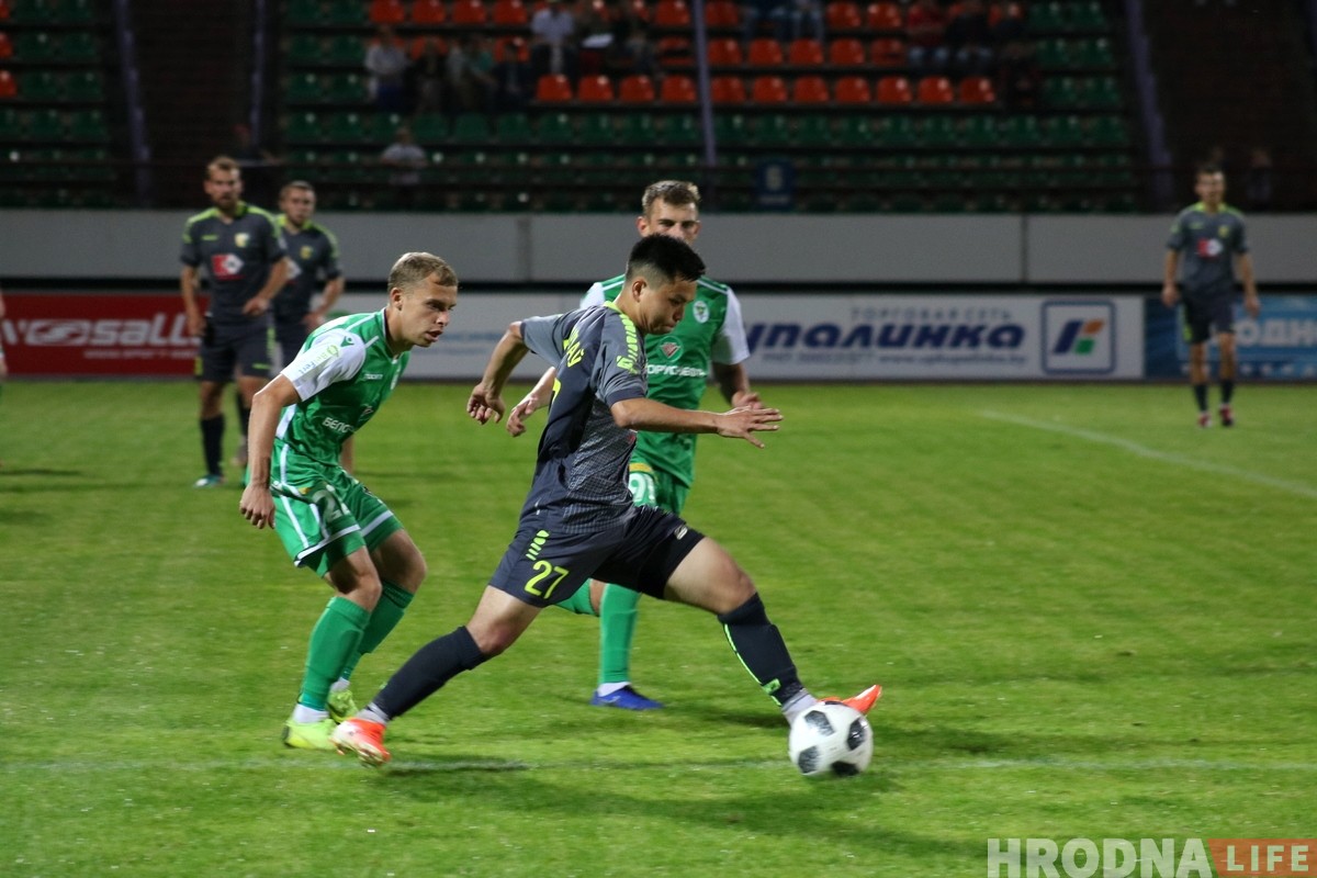 Алыкулаў выратаваў "Нёман" ад паразы ў матчы з "Гомелем"