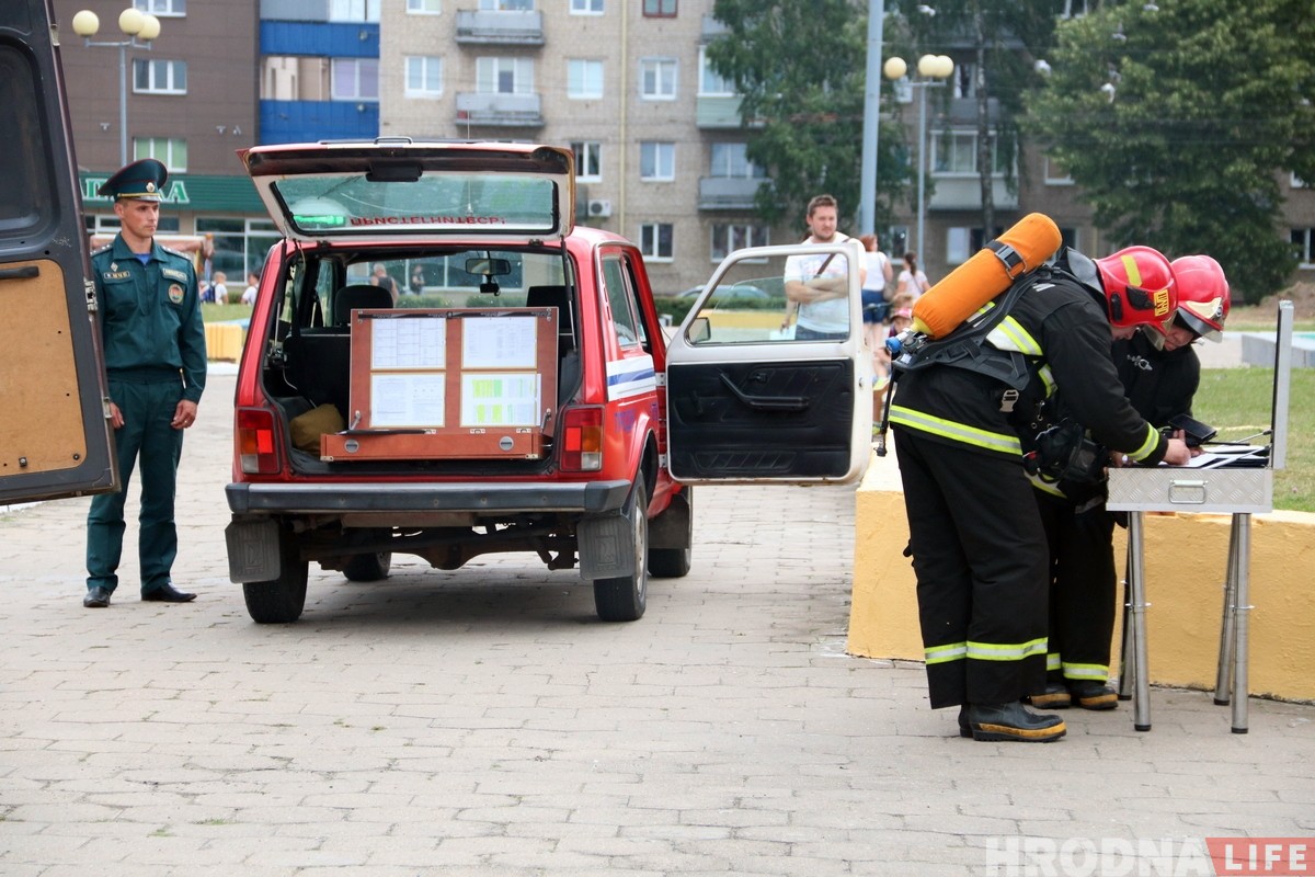 Кинотеатр "Октябрь" не горит: у гродненских спасателей проходят внезапные учения