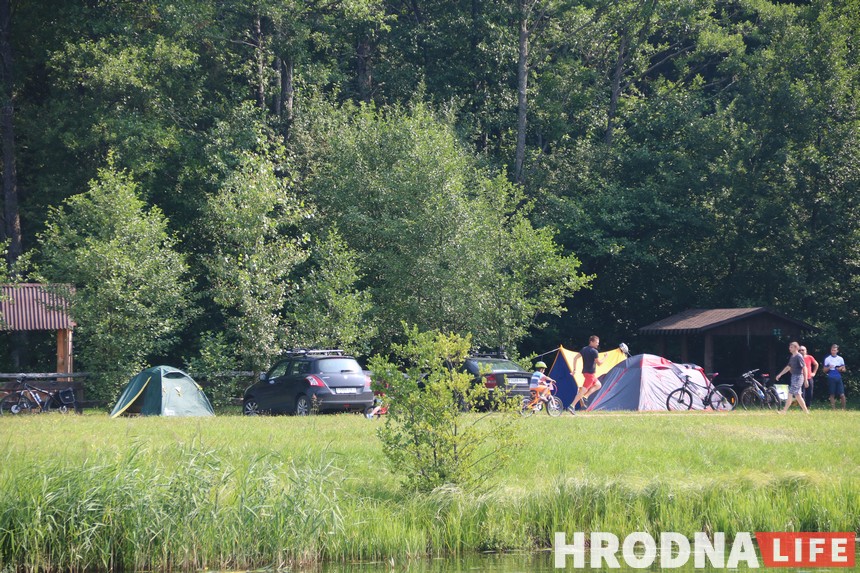 Веломарафон "Суседзі-2019" стартовал на Августовском канале под Гродно