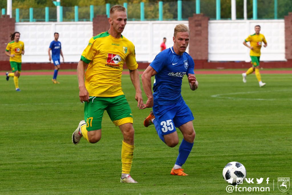 "Мы гулялі пад вялікім ціскам". У "Нёмана" нічыя з "Віцебскам"