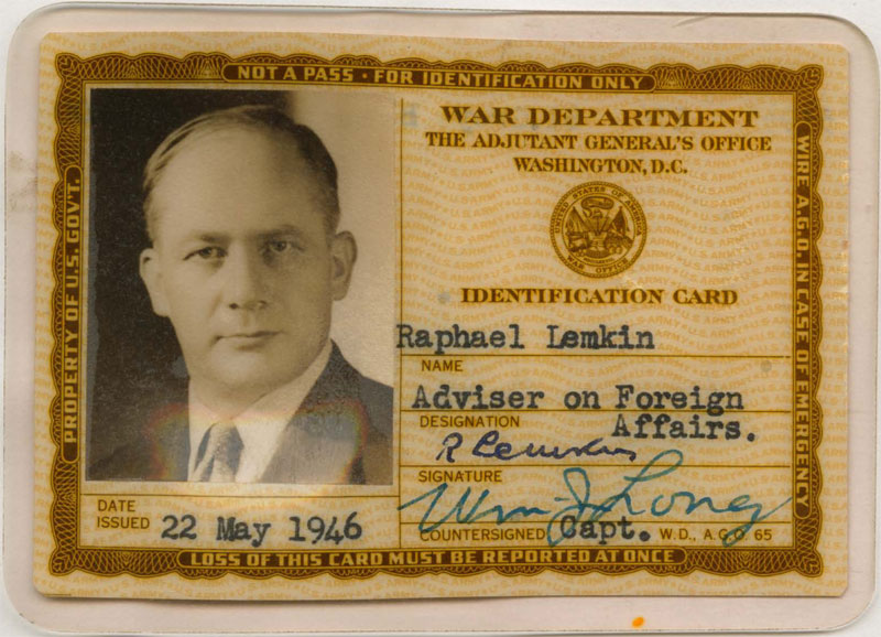 Рафаэль Лемкін генацыд