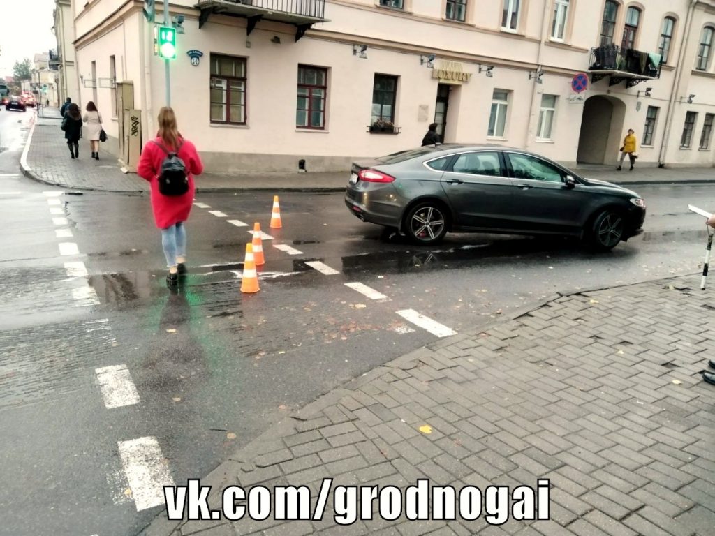 У Гродне на Сацыялістычнай збілі жанчыну проста на пешаходным пераходзе