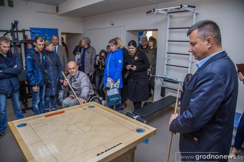 Інклюзіўны спартыўны цэнтр адкрыўся ў Гродне