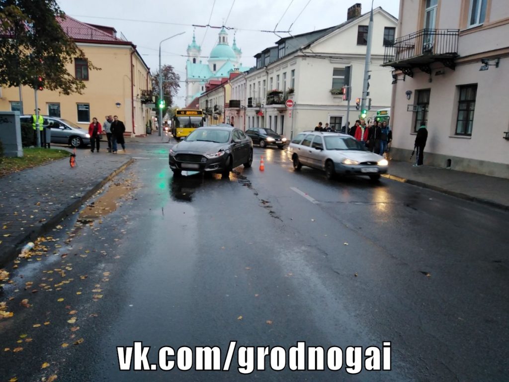 У Гродне на Сацыялістычнай збілі жанчыну проста на пешаходным пераходзе