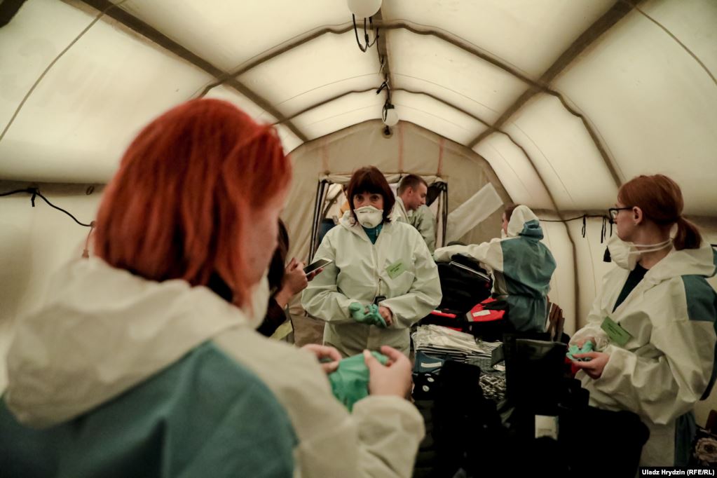 «Пра Чарнобыль таксама казалі, што ўсё будзе добра», — як прайшлі першыя вучэньні на Беларускай АЭС. Фота, відэа