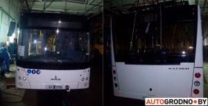 У Гродне з'явяцца новыя тралейбусы-"гармонікі" з Wi-Fi
