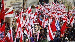 «Сорамна перад беларусамі». У Польшчы абураныя тым, як TVP паказала ўрачыстасьці ў Вільні