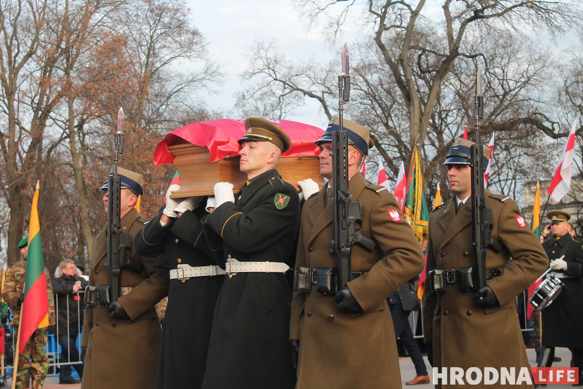 Как в Вильнюсе прошло перезахоронение Кастуся Калиновского и других повстанцев