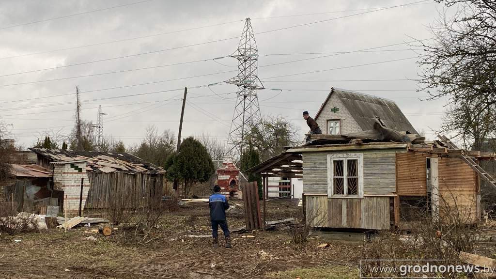 В Гродно начали сносить "азотовские" дачи: идет подготовка к продлению Южной и М6