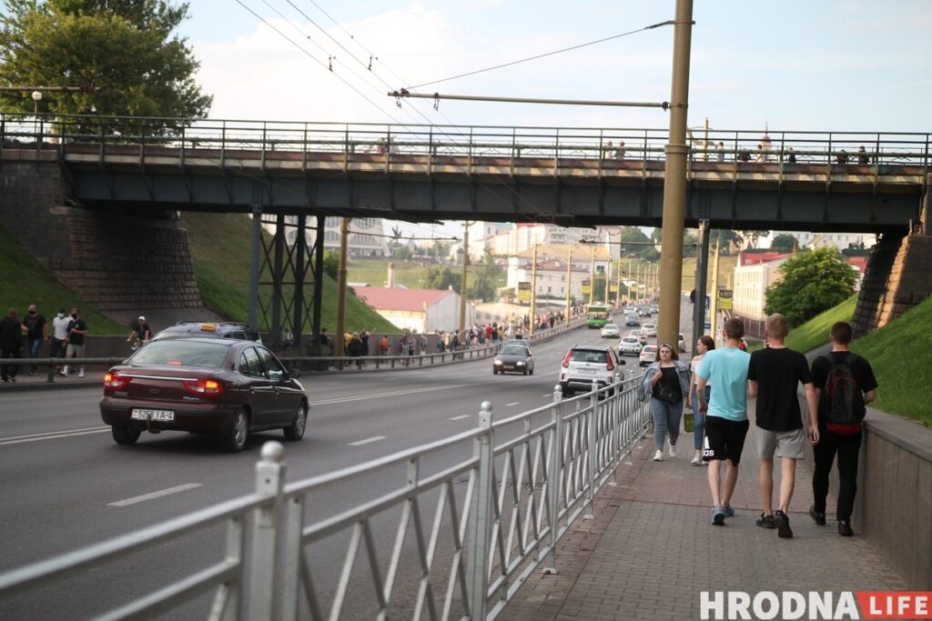 У Гродне адбылася акцыя салідарнасці з затрыманымі