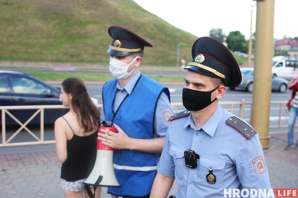 У Гродне адбылася акцыя салідарнасці з затрыманымі