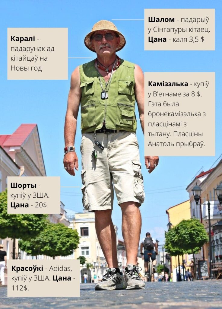 «Апранайся модна і не шкадуй грошай на сяброў і жанчын». Гродзенец Анатоль Пажараў пра свой вулічны стыль