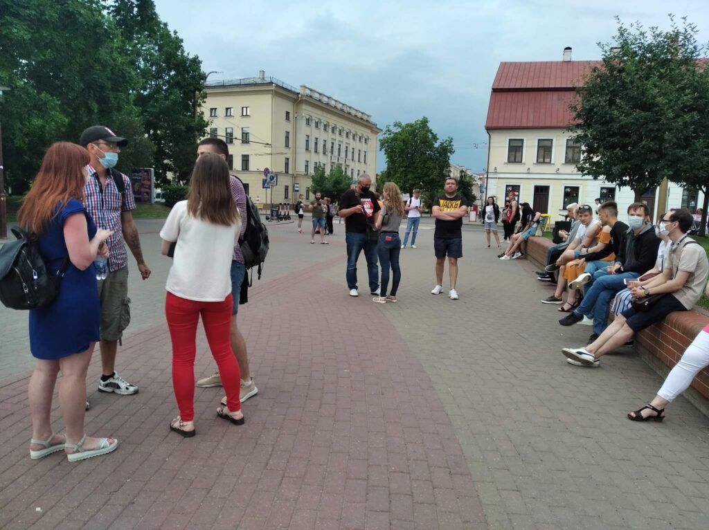 У Гродне затрымалі актывіста "Краіны для жыцця" Яўгена Амплеева