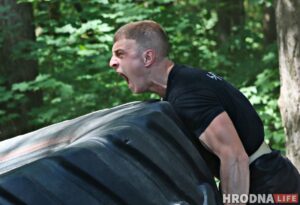 сусветны рэкорд у пераварочванні пакрышкі