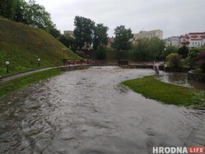 Гродна затапіла. Як выглядаў горад 30 жніўня Гродна затапіла. Як выглядаў горад 30 жніўня