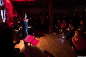 «Сядуць усе». У Горадні прайшла «Ноч нерасстралянай паэзіі»