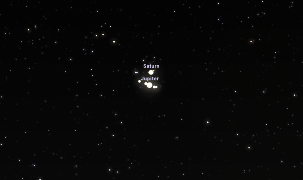 21 снежня беларусы ўбачаць рэдкае збліжэнне планет - "Калядную зорку". Калі і дзе назіраць