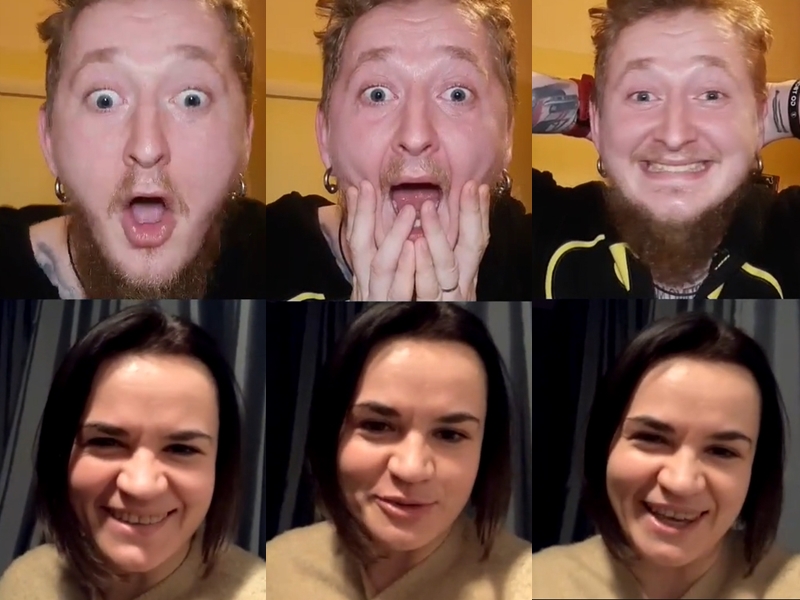 Эфір у Instagram з Ціханоўскай прынёс гродзенскаму фельчару некалькі тысяч падпісчыкаў Instagram Тихановской, Федор Сумкин