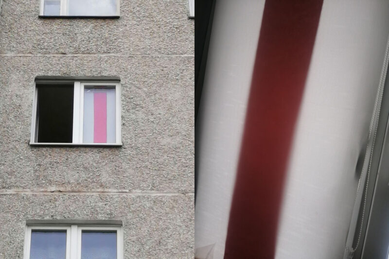 Гродзенка атрымала штраф за штору ў акне дома - яна была падобная на БЧБ-сцяг Гродзенка атрымала штраф за штору ў акне дома - яна была падобная на БЧБ-сцяг