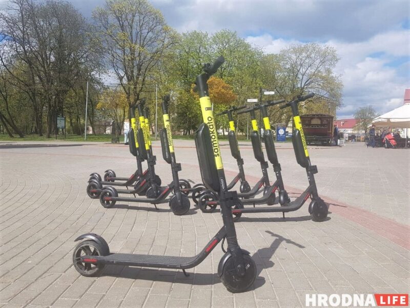 Пракаты самакатаў сыходзяць з Гродна: закрыліся тры кікшэрынгі з чатырох