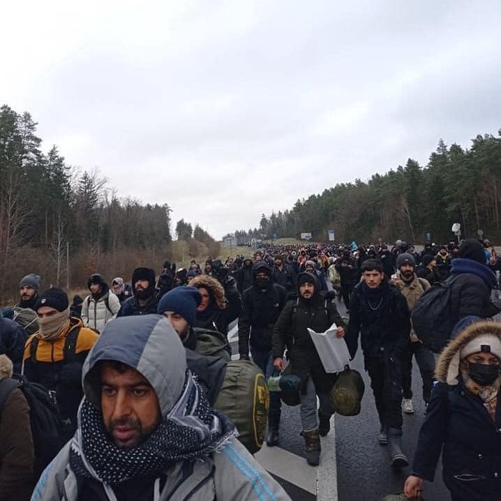 У Брузгах не засталося мігрантаў. Дзе яны зараз