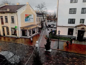 Кіёск мясакамбіната на Ажэшка зменіцца да непазнавальнасці: замест малюсенькай будкі з'явіцца вялікі і зручны павільён