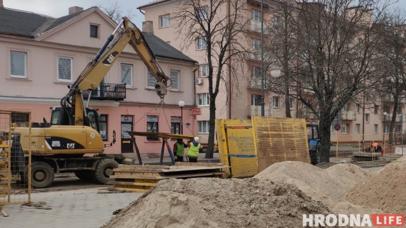 Ремонт улицы Ожешко закончат в конце апреля. Но все будет зависеть от погоды