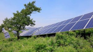 Сонечныя панэлі.