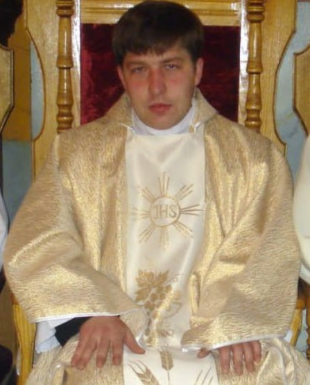 Затрыманы ксёндз Антоній Адамовіч. Фота Telegram канал Хрысціянская візія