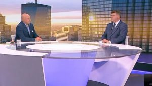maciej wasik Мацей Вонсік, намеснік міністр МУС Польшчы, у студыі TVP Info. Фота: tvp.info