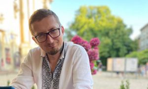 Валянцін Цішко ва Львове. Фота: героя