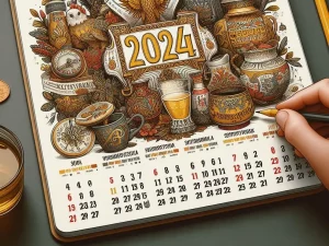 Каляндар на 2024 год Штучны інтэлект