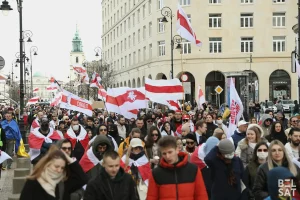 Фота ілюстрацыйнае: святкаванне Дня волі ў Варшаве ў 2024 г.