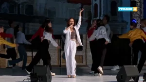 Група Aura на Дне горада. Фота: "Гродна Плюс"