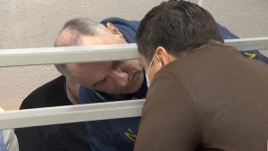 Уладзімір Цераневіч у судзе.