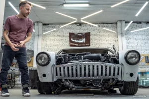 Гродзенцы скрыжавалі “Волгу” з Bugatti – праект абышоўся ім у $120 тысяч