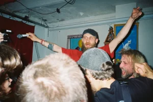 Ягор бабоў на выступах. Фота героя