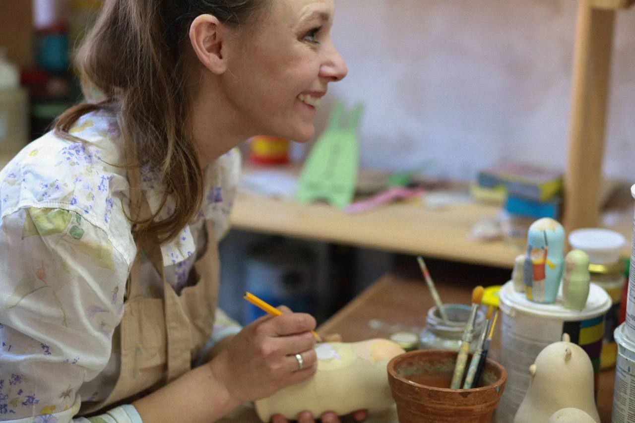 Художница из Гродно Екатерина Евдокимова. Фото из личного архива