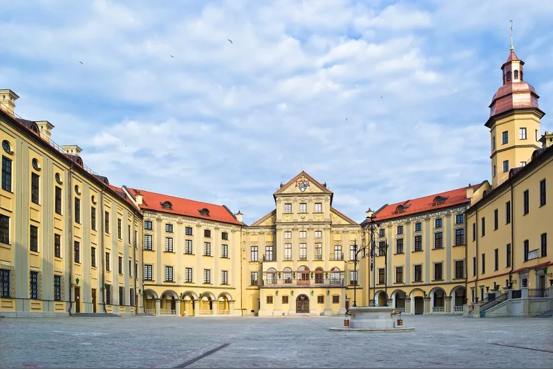 Нясвіжскі замак у 2012 годзе. Фота: Dmitry Gerasimov, Wikimedia Commons